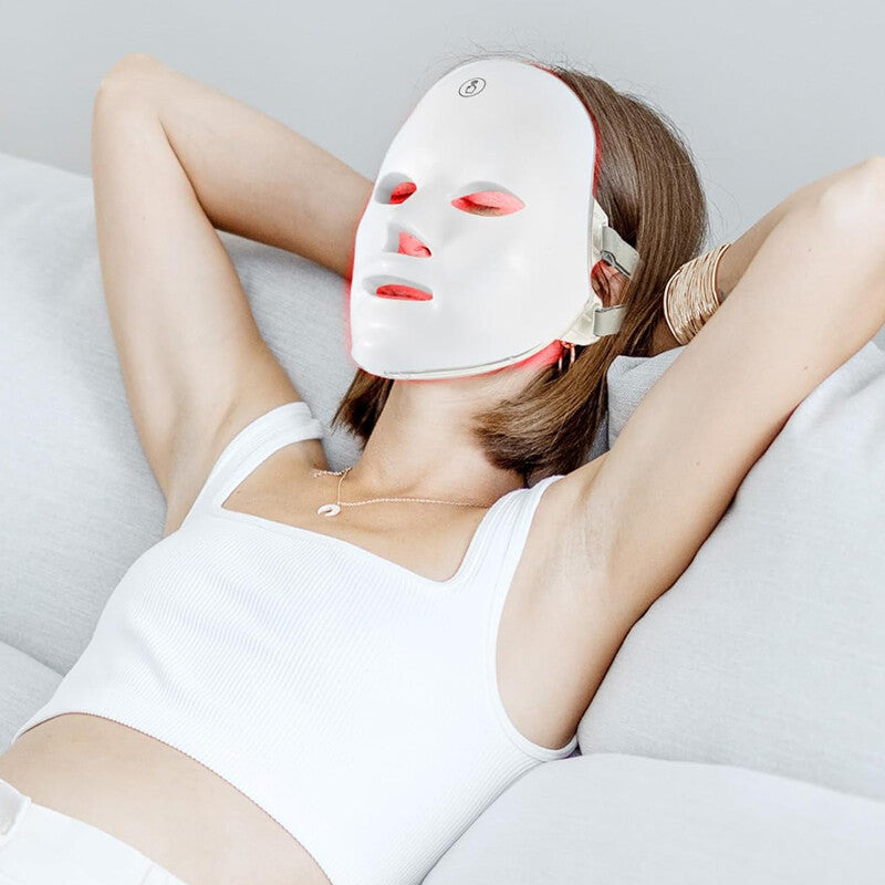 LED mask full coverage fit